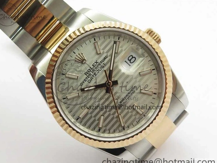 0401 DateJust 36 SS RG 126231 BP Maker 1:1 Best Edition Silver Dial on Oyster Bracelet EasyMatch 2511
